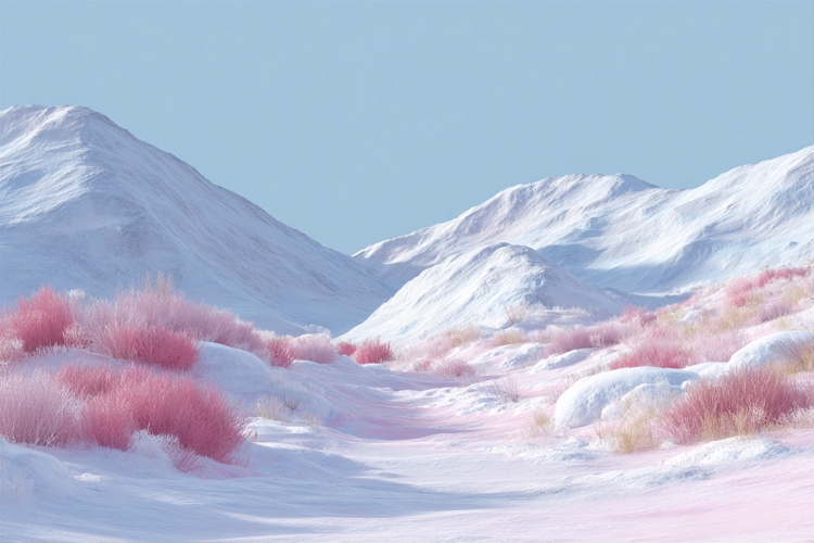 Winter Snowy Background
