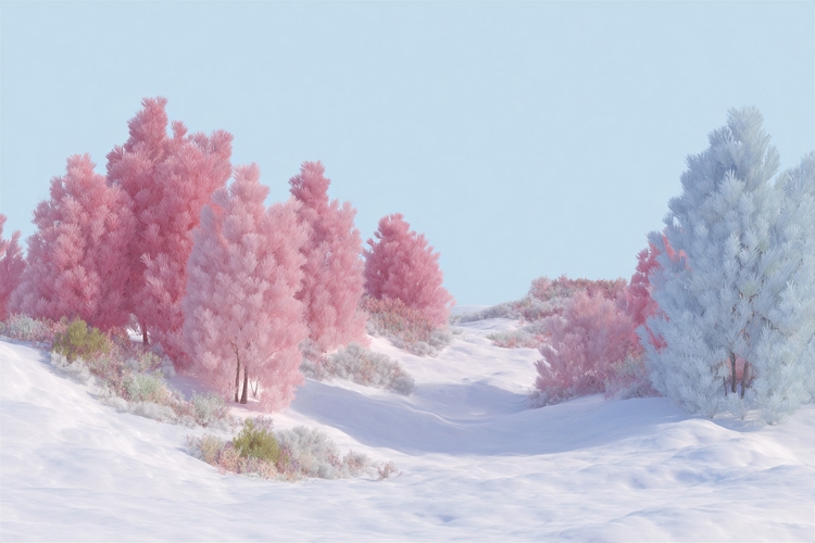 Winter Snowy Background