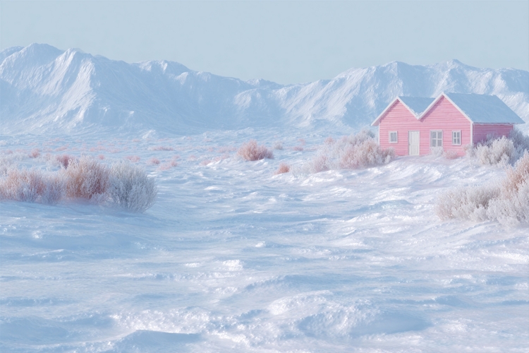 Winter Snowy Background