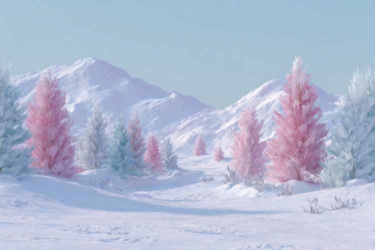 Winter Snowy Background