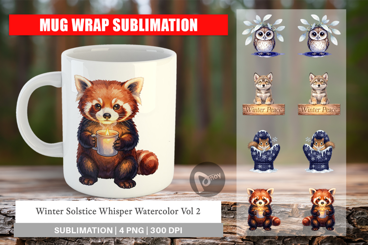 Winter Solstice Whisper Mug Wrap