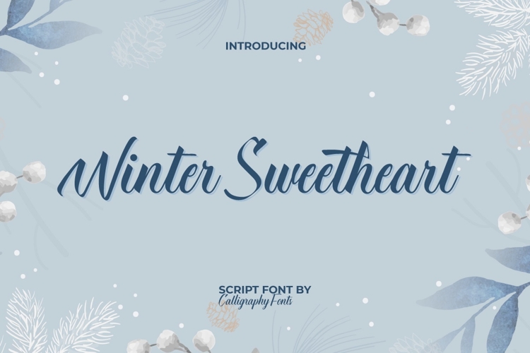 Winter Sweetheart Font