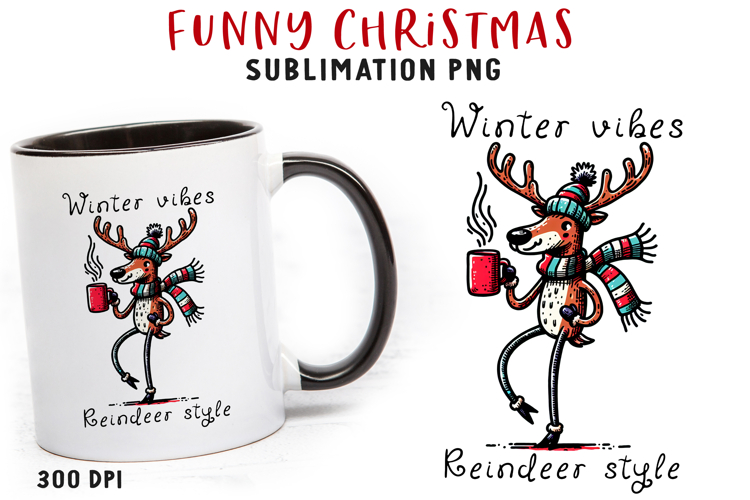 Funny Christmas Quote Clipart Sublimation PNG