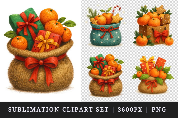 Winter clipart printable sublimation design png example image 1