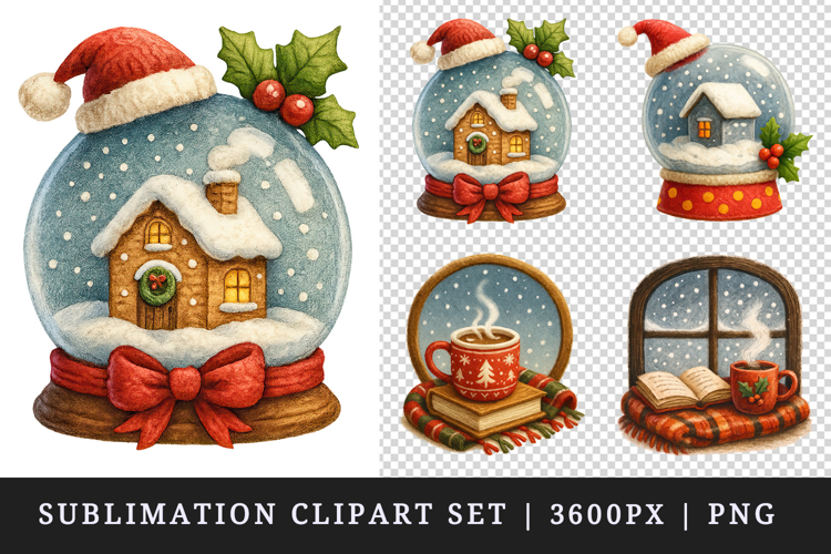 Winter clipart printable sublimation design png