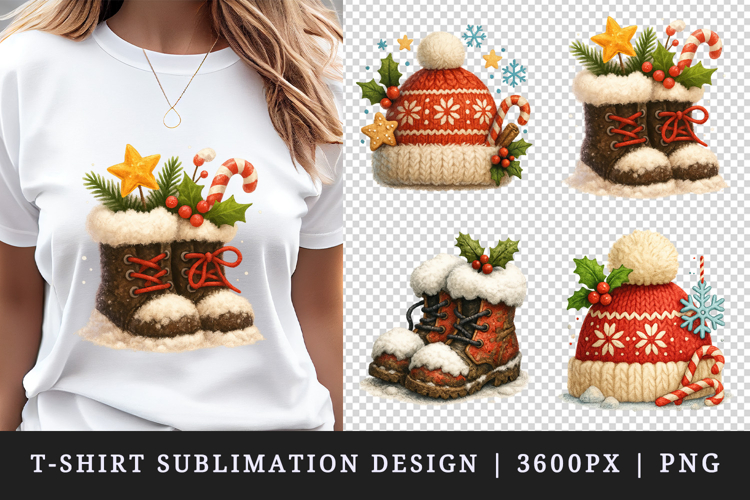 Winter t-shirt printable sublimation design png