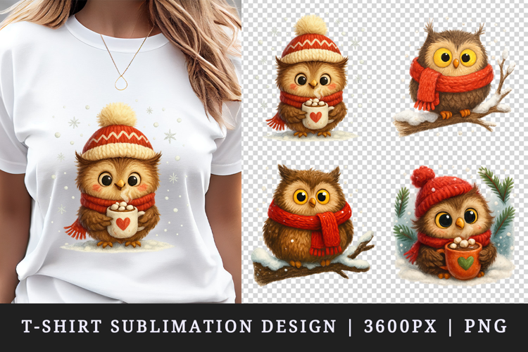 Winter t-shirt printable sublimation design png