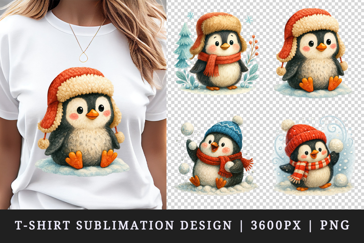 Winter t-shirt printable sublimation design png
