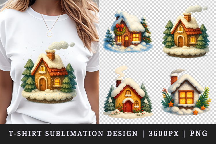 Winter t-shirt printable sublimation design png