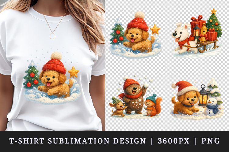Winter t-shirt printable sublimation design png