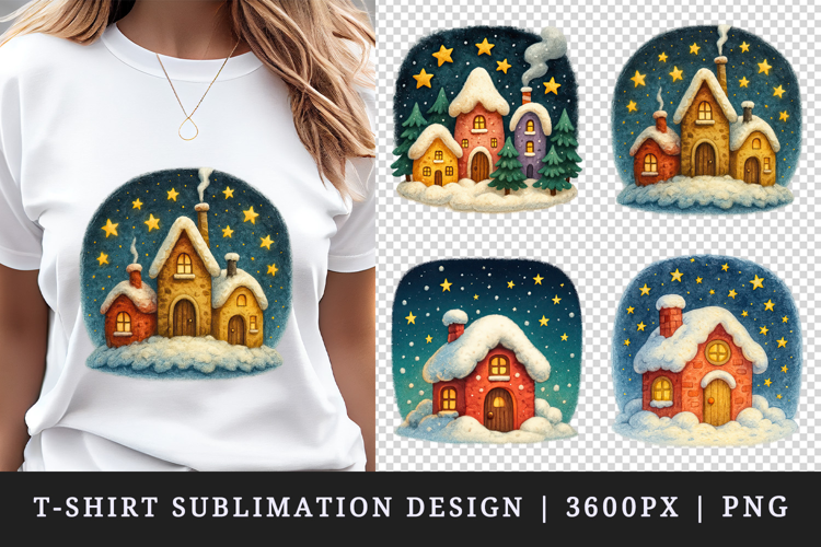Winter t-shirt printable sublimation design png