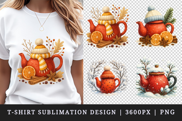 Winter t-shirt printable sublimation design png example image 1