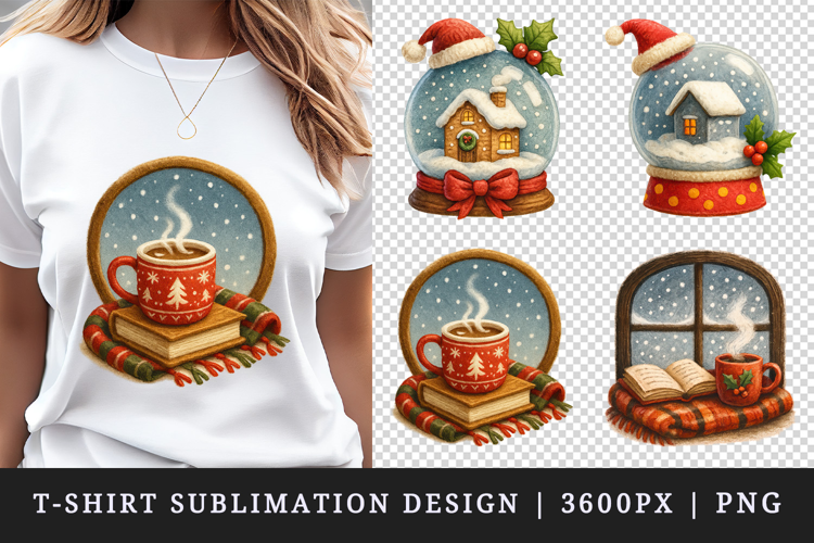 Winter t-shirt printable sublimation design png