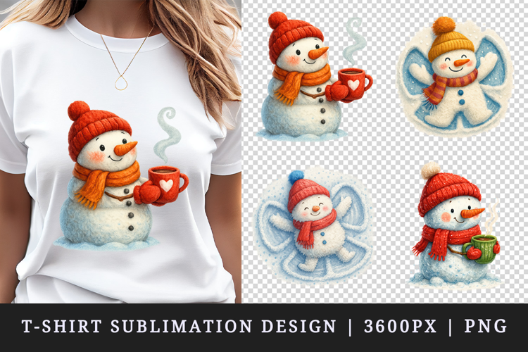 Winter t-shirt printable sublimation design png