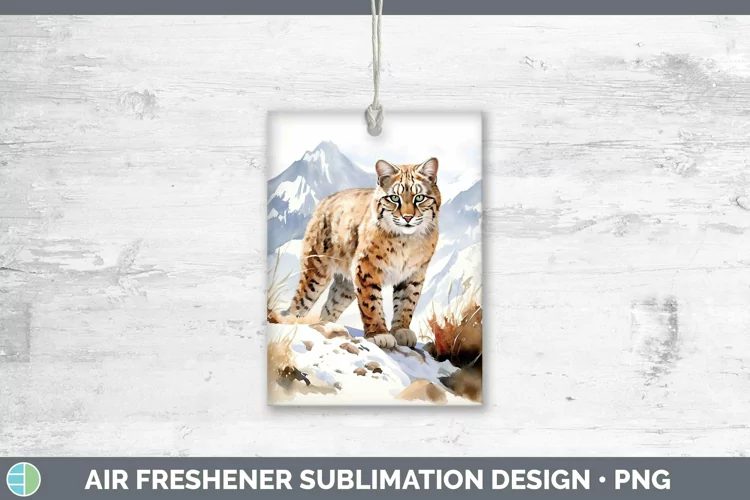Winter Wild Cats Andean Mountain Cat Air Freshener Sublimati