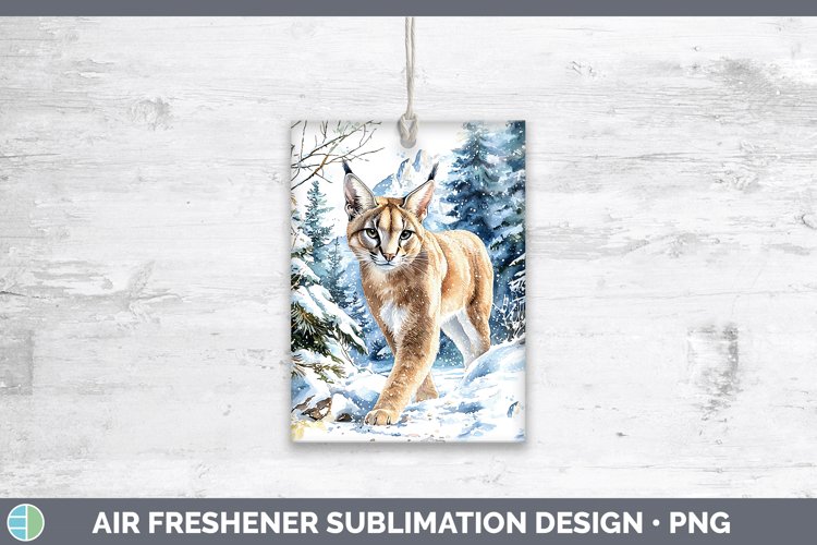 GorgeousWinter Wild Cats Air Freshener design.