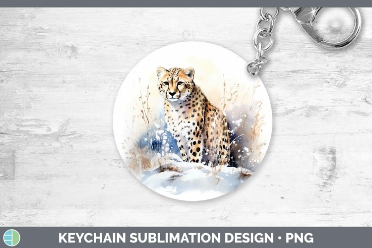 GorgeousWinter Wild Cats Keychain design.