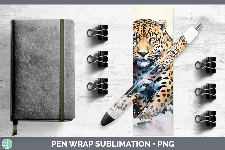 GorgeousWinter Wild Cats Pen Wrap design.