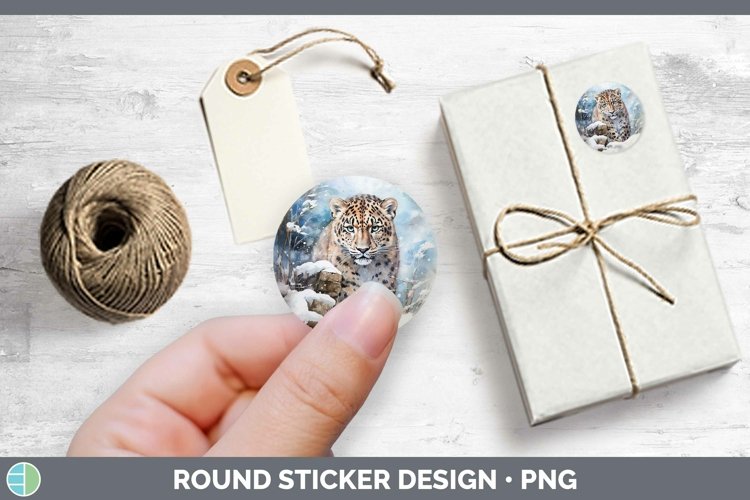 GorgeousWinter Wild Cats Stickers design.