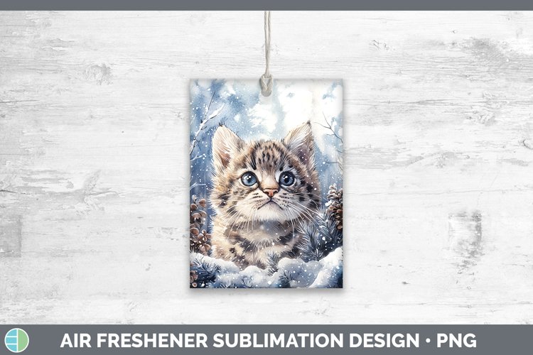 GorgeousWinter Wild Cats Air Freshener design.