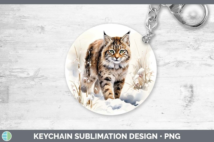 GorgeousWinter Wild Cats Keychain design.