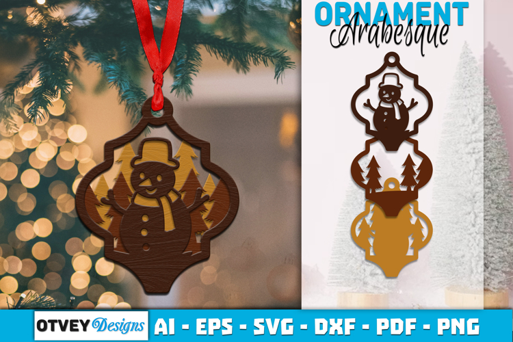 Winter Wonderland Arabesque Lasercut