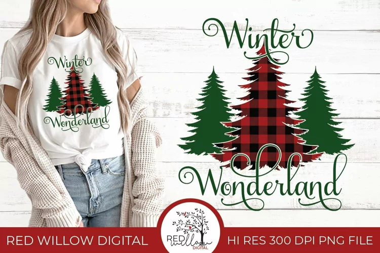Winter Wonderland PNG | Christmas Sublimation Design