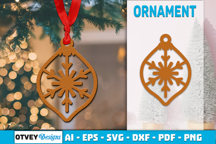 Winter Wonderland Ornaments Lasercut example image 1