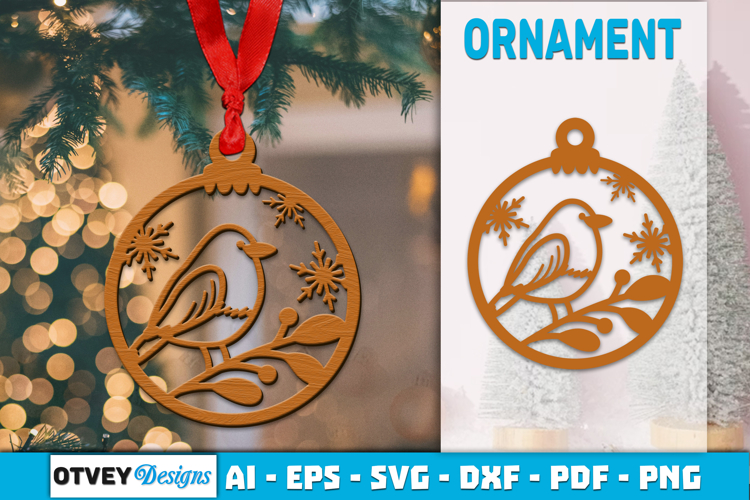 Winter Wonderland Ornaments Lasercut example image 1