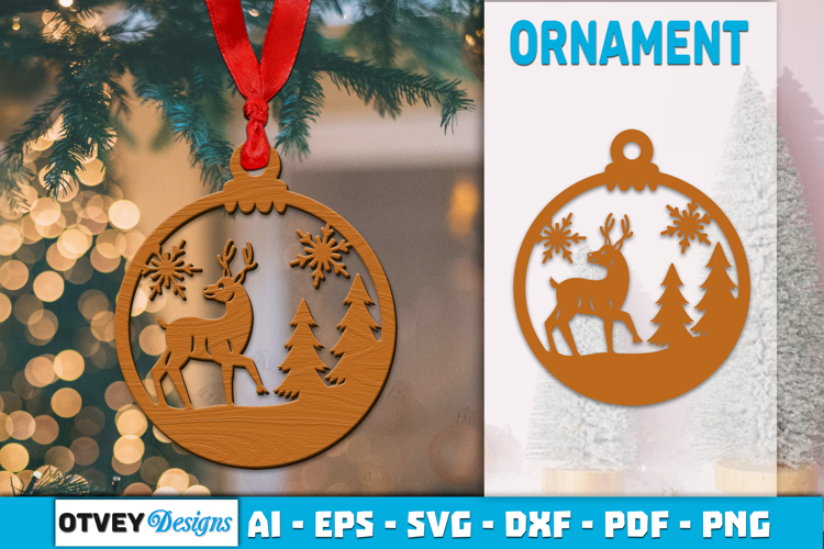 Winter Wonderland Ornaments Lasercut example image 1