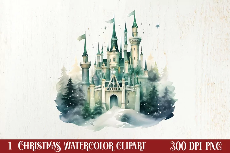 Winter Wonderland Postage Stamp Clipart , Christmas PNG