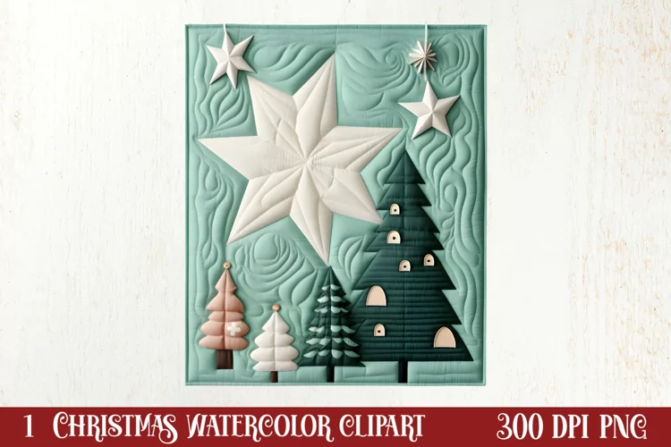 Winter Wonderland Postage Stamp Clipart , Christmas PNG