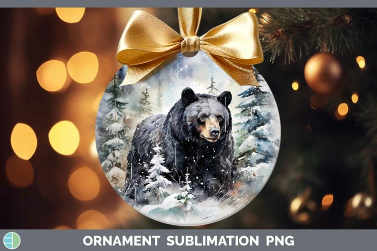 GorgeousWinter Woodland Animals Ornament design.