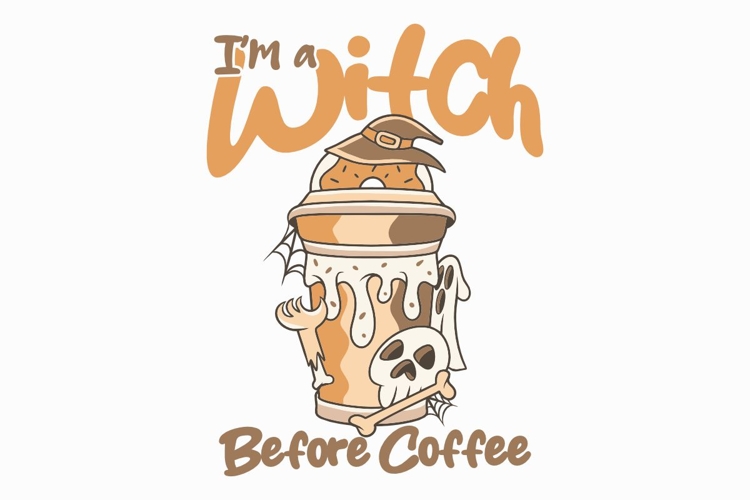 Im a Witch Before Coffee Halloween T-shirt