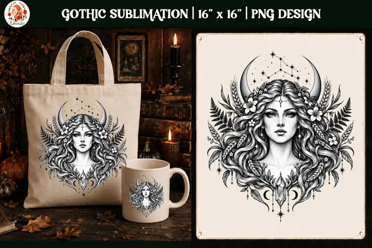 Virgo Zodiac Sign Gothic Maiden PNG,Celestial Zodiac Sublima