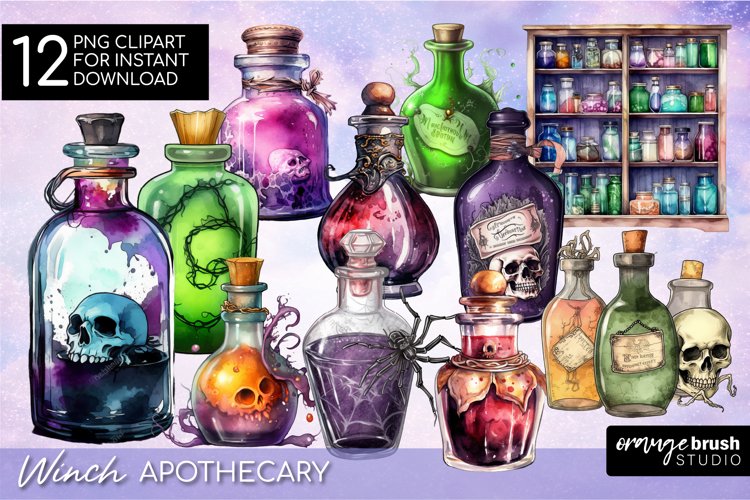 Potion Bottle Clipart Image 7