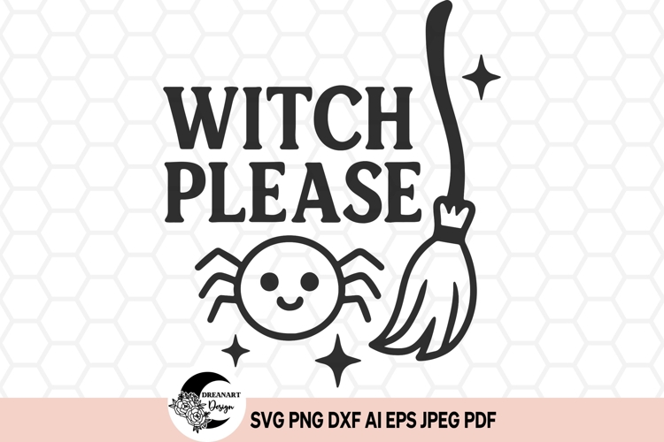 Witch Broom SVG design | Halloween SVG & Clipart