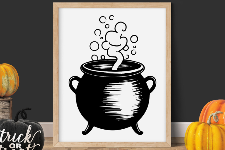 Witch Cauldron SVG