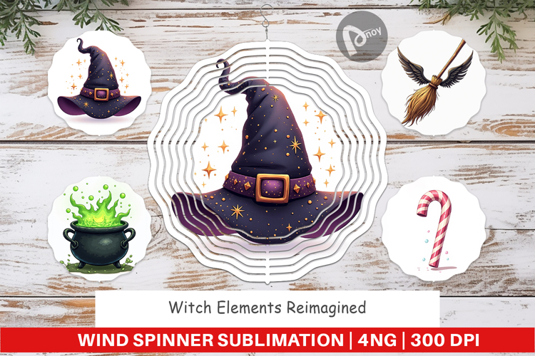 Wind Spinner Witch Elements Reimagined