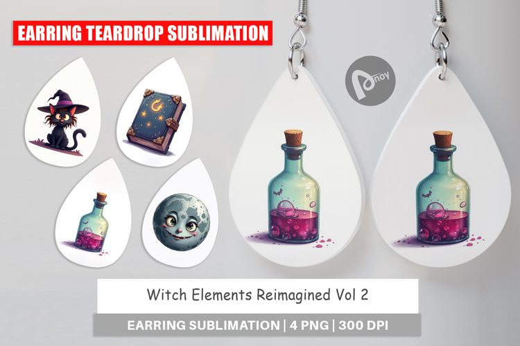 Earring Witch Elements Reimagined