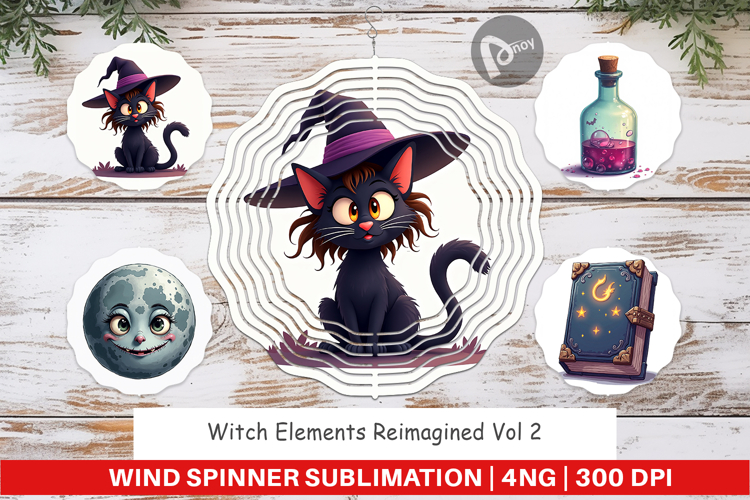 Wind Spinner Witch Elements Reimagined