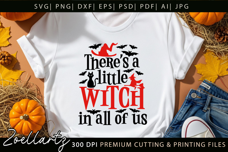 Witch Halloween SVG for Cricut Spooky Boo T-shirt Mug Design
