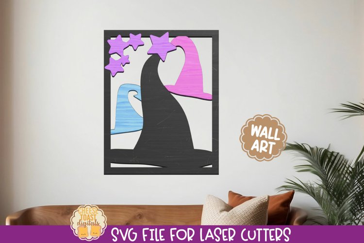 Halloween Laser SVG | Laser Wall Decor SVG example image 1