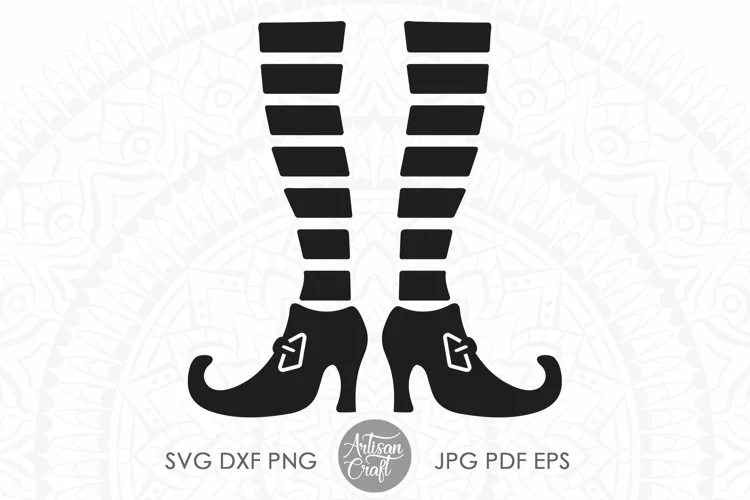 Witch legs SVG ,Halloween SVG, cut file ,witches shoes