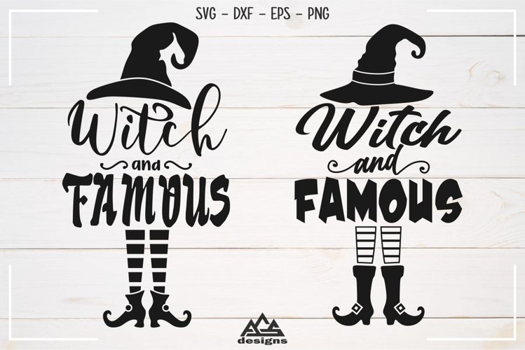 Witch and Famous Witch Halloween Svg Design