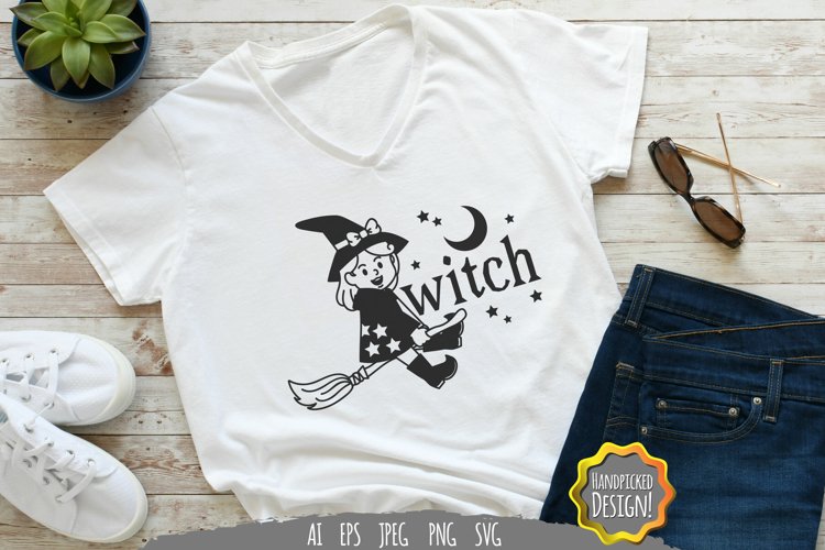 Witch Shirt SVG