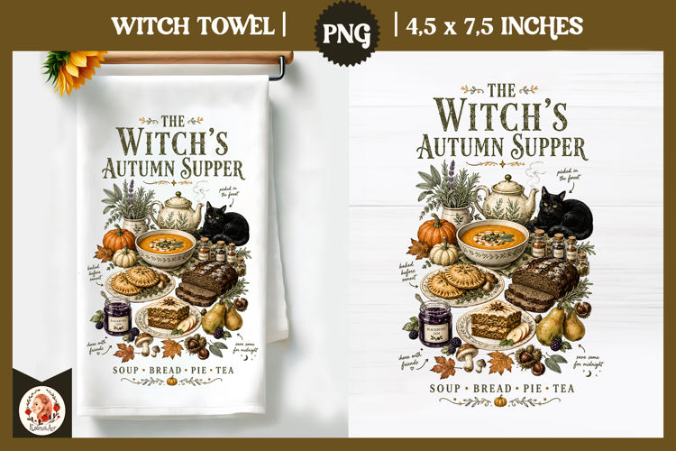 Witch Recipes Vintage Kitchen. Vintage Retro Biking
