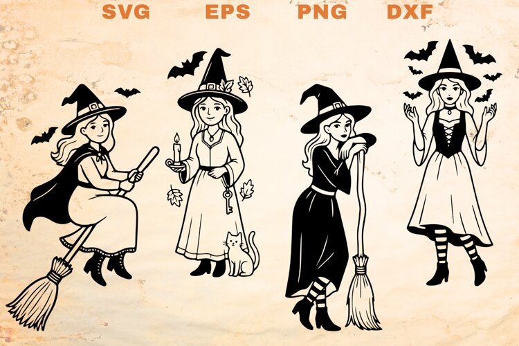 Cartoon Witches example image 1