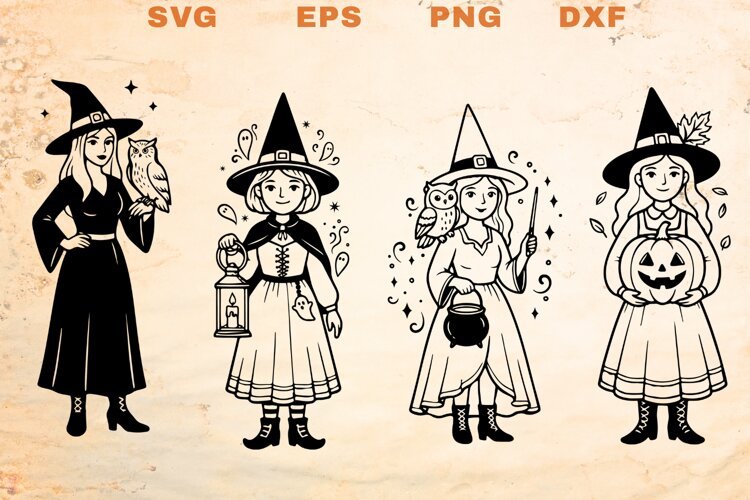 Witches SVG example image 1