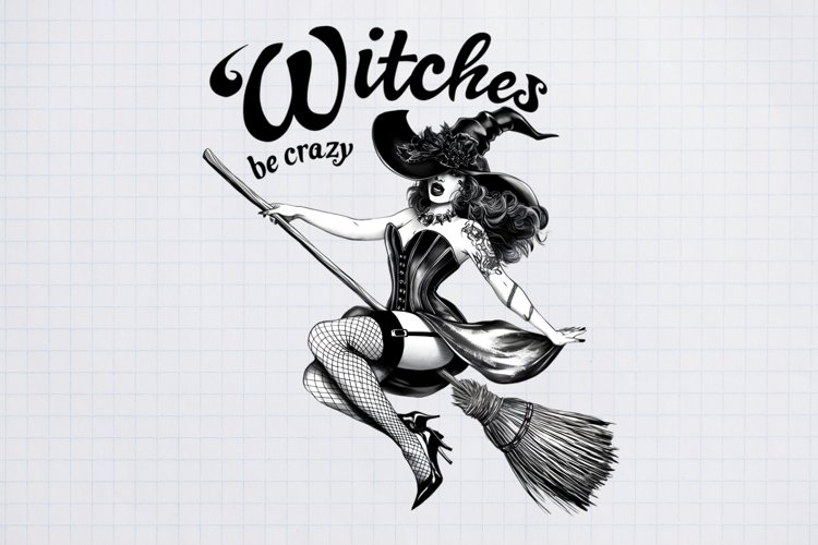 Vintage Pin-up Girls Halloween, Halloween Sublimation